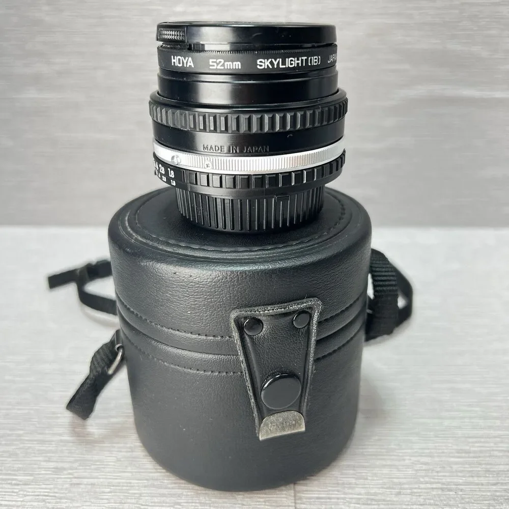 Nikon Lens Series E 50mm 1:1.8 Lens / Hoya 52mm skylight (18) / case